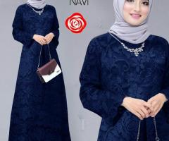 Dress Brukat Muslim Wanita - 3